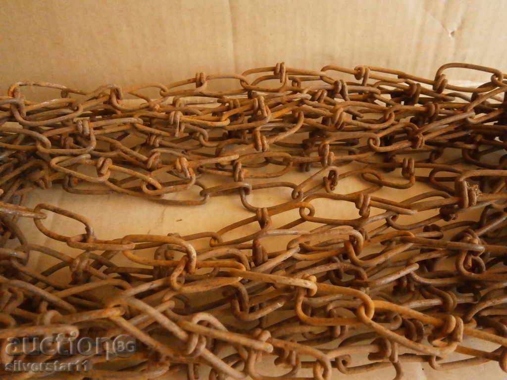 an old iron knit chain chain