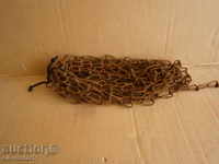 стара желязна плетена верига синджир