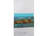 Postcard Ahtopol Lighthouse 1986