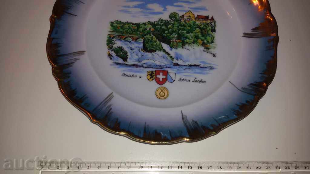 wall plate Bavaria gilded - 5 wall plate Bavaria gilded - 5