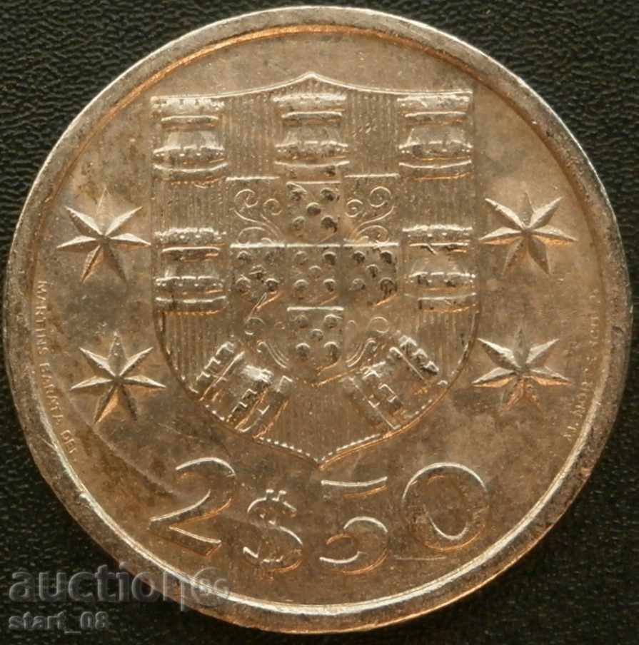 Portugalia 2 $ 50 escudos 1981.
