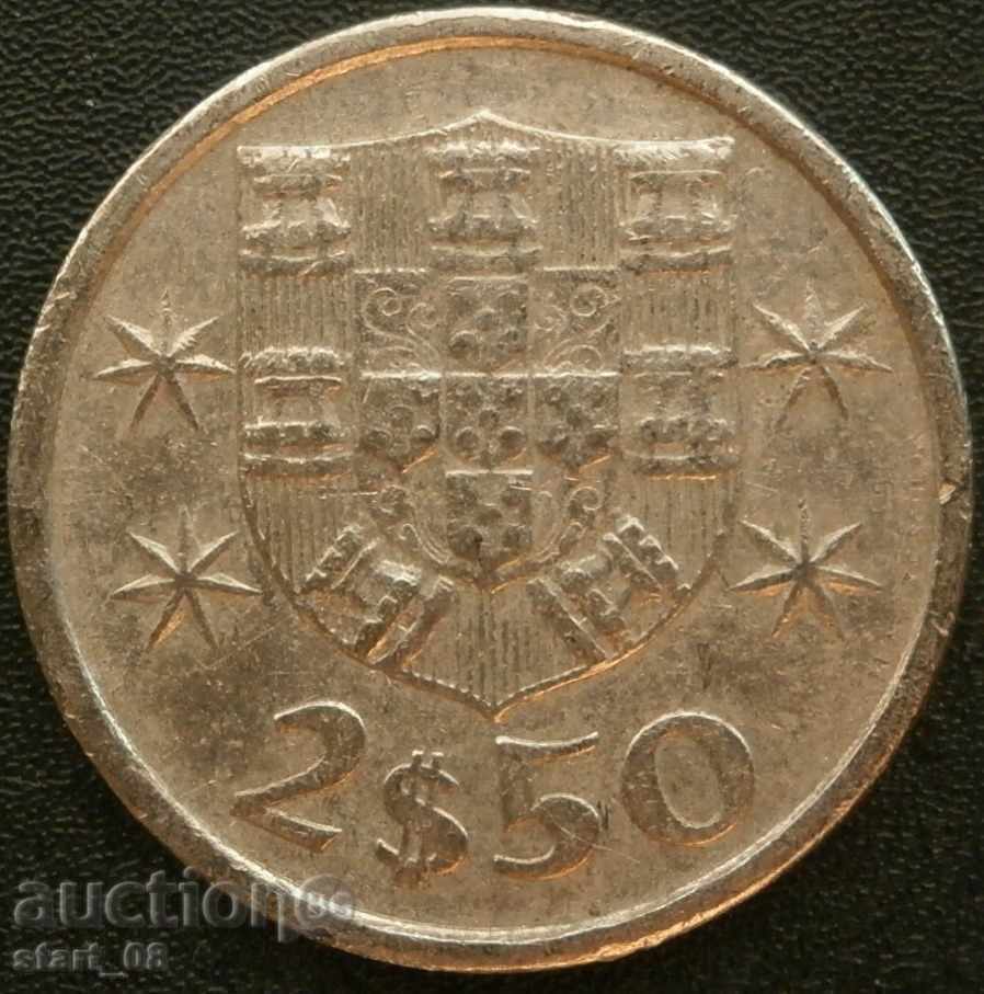 Portugalia 2 $ 50 escudos 1979.