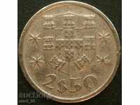 Portugalia 2 $ 50 escudos 1979.