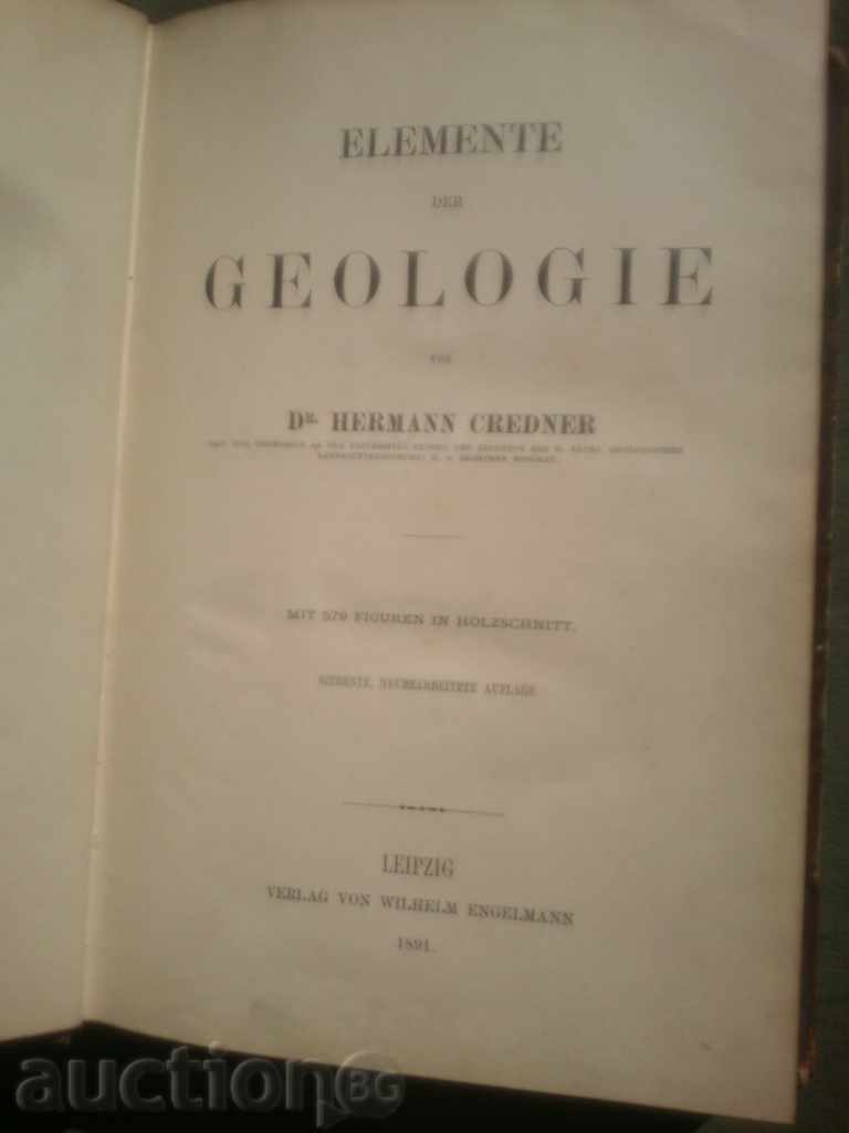 Elemente der geologie.Hermann Credner