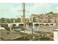 Καρτ ποστάλ - Άμστερνταμ - Ποτάμι Πλοία