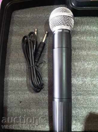 Delivery of Shure Sm58 Vocal artist Uhf two wireless microphones - in a suitcase