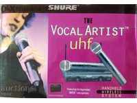 Shure SM58 Vocal καλλιτέχνη UHF δύο ασύρματα μικρόφωνα - στη βαλίτσα