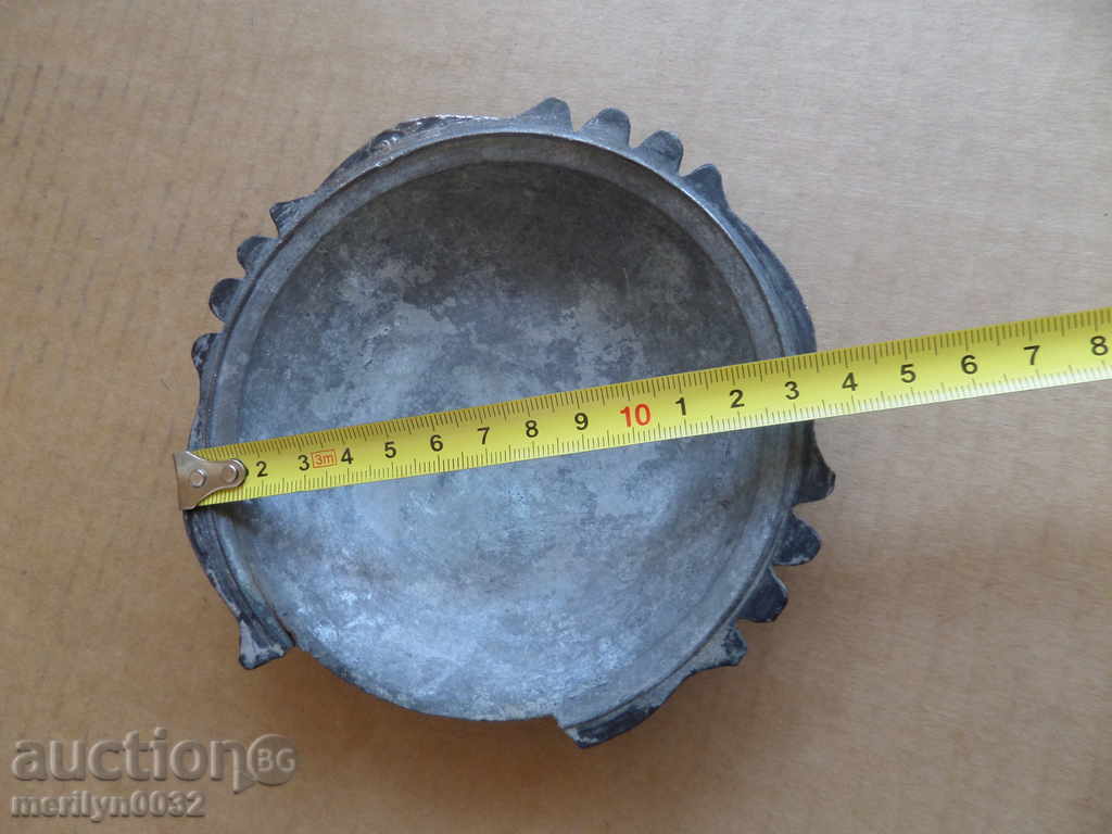 Османски меден сахан, паница, чиния, бакър, меден съд - 6 Османски меден сахан, паница, чиния, бакър, меден съд - 6