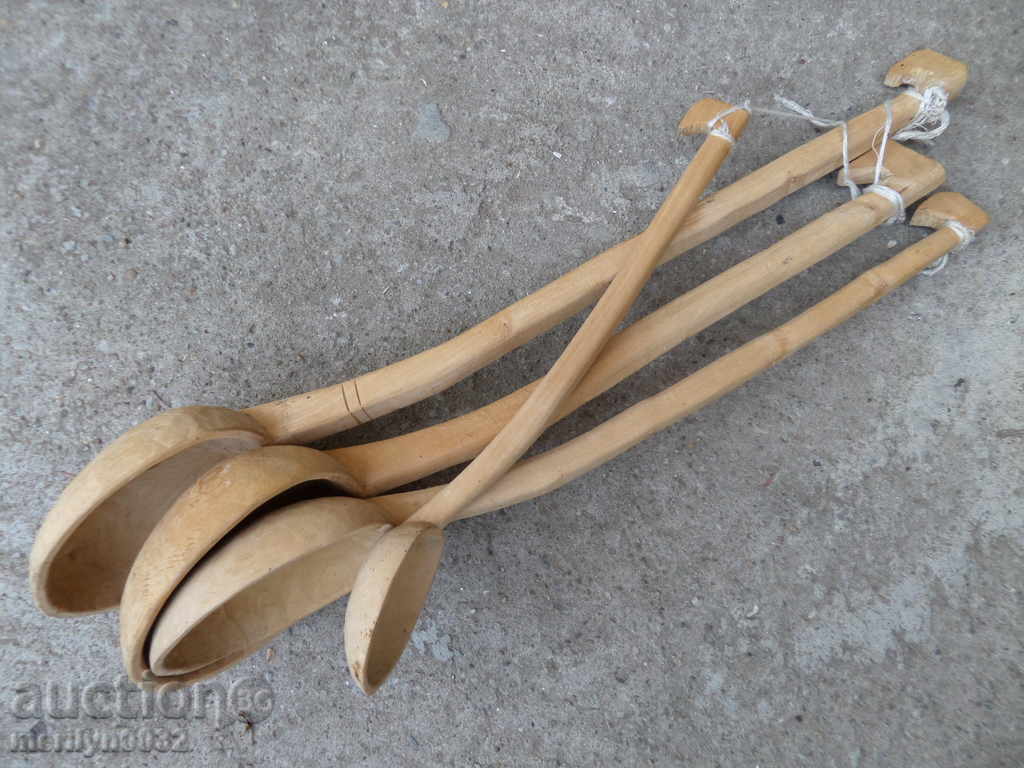Lot wooden spoons, spoon, ladle, wooden - 5 Lot wooden spoons, spoon, ladle, wooden - 5