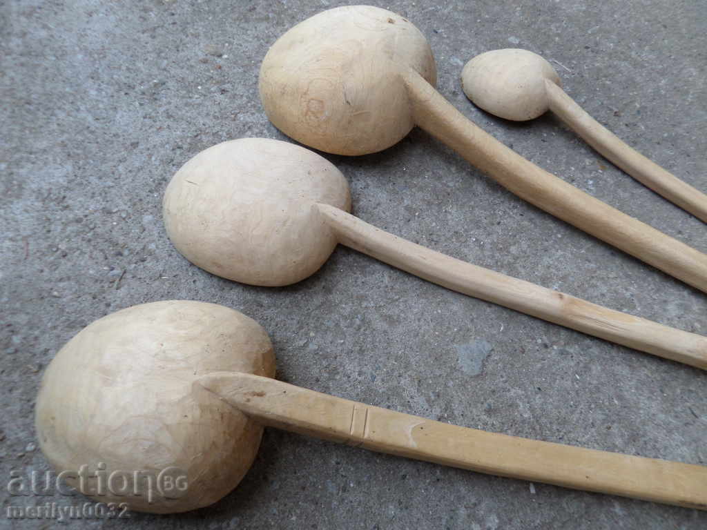 Lot wooden spoons, spoon, ladle, wooden - 6 Lot wooden spoons, spoon, ladle, wooden - 6