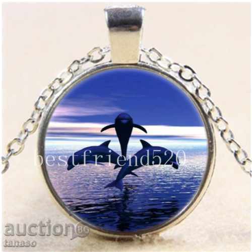 Tibetan Silver Dolphin Necklace