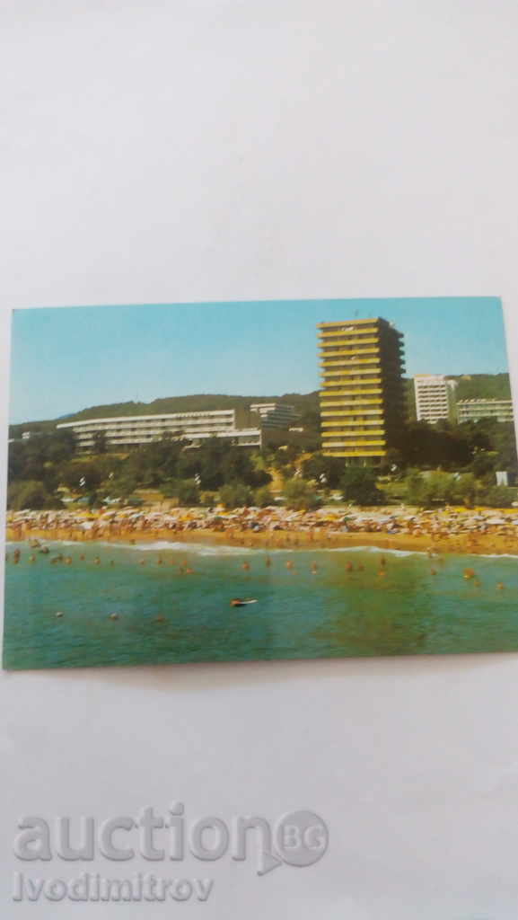 Carte poștală Nisipurile de Aur 1985