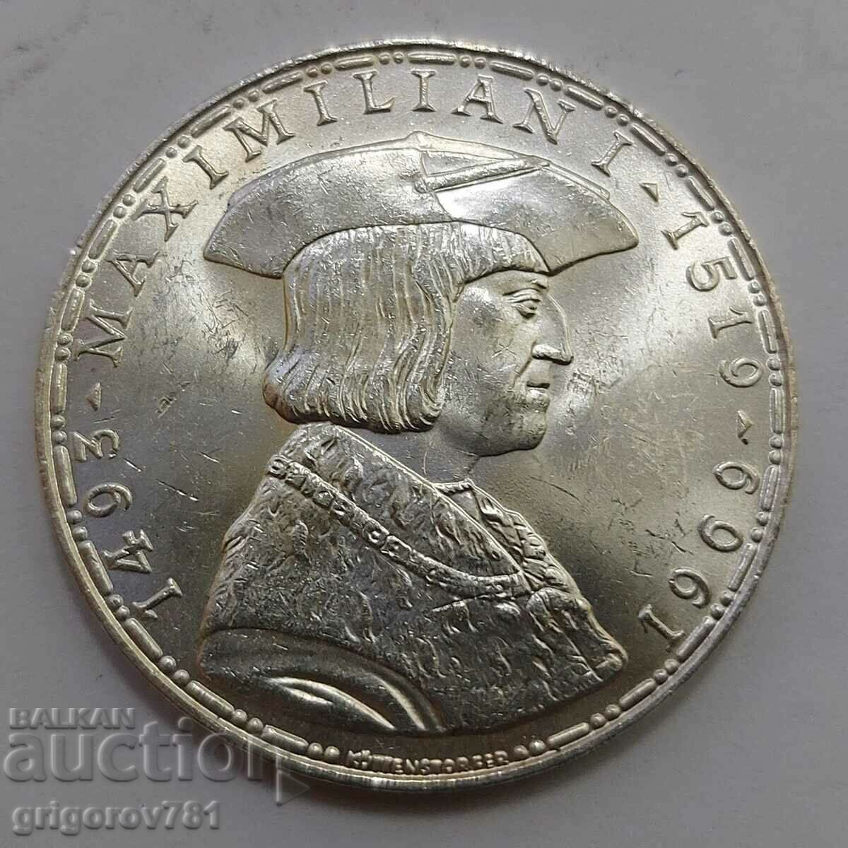 50 de șilingi argint Austria 1969 - monedă de argint