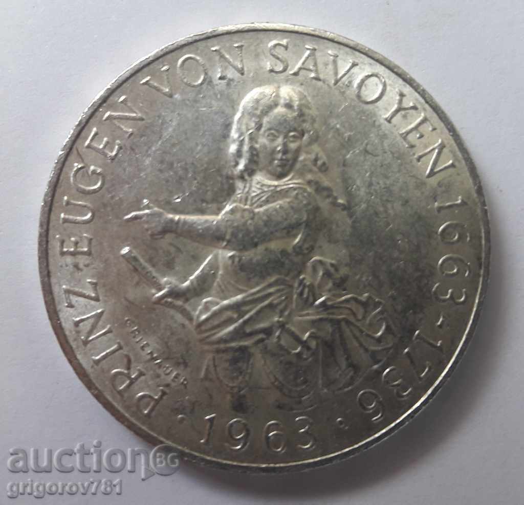 Ασημένιο 25 σελίνια Αυστρία 1963 - ασημένιο νόμισμα