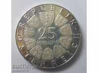 25 shillings silver Austria 1973 - silver coin