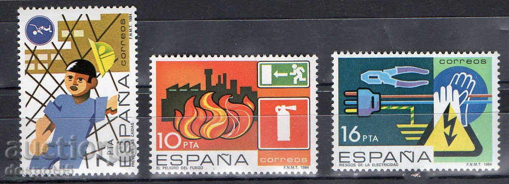 1984. Spania. Prevenirea accidentelor.