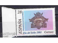 1993 στην Ισπανία. Ημέρα σφραγίδα του ταχυδρομείου.
