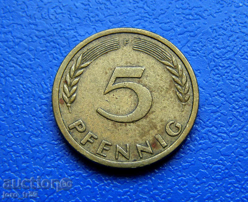 Германия 5 пфенига /5 Pfennig/ - 1950F