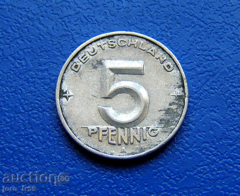 Germany - GDR - 5 Pfennig /5 Pfennig/ 1950