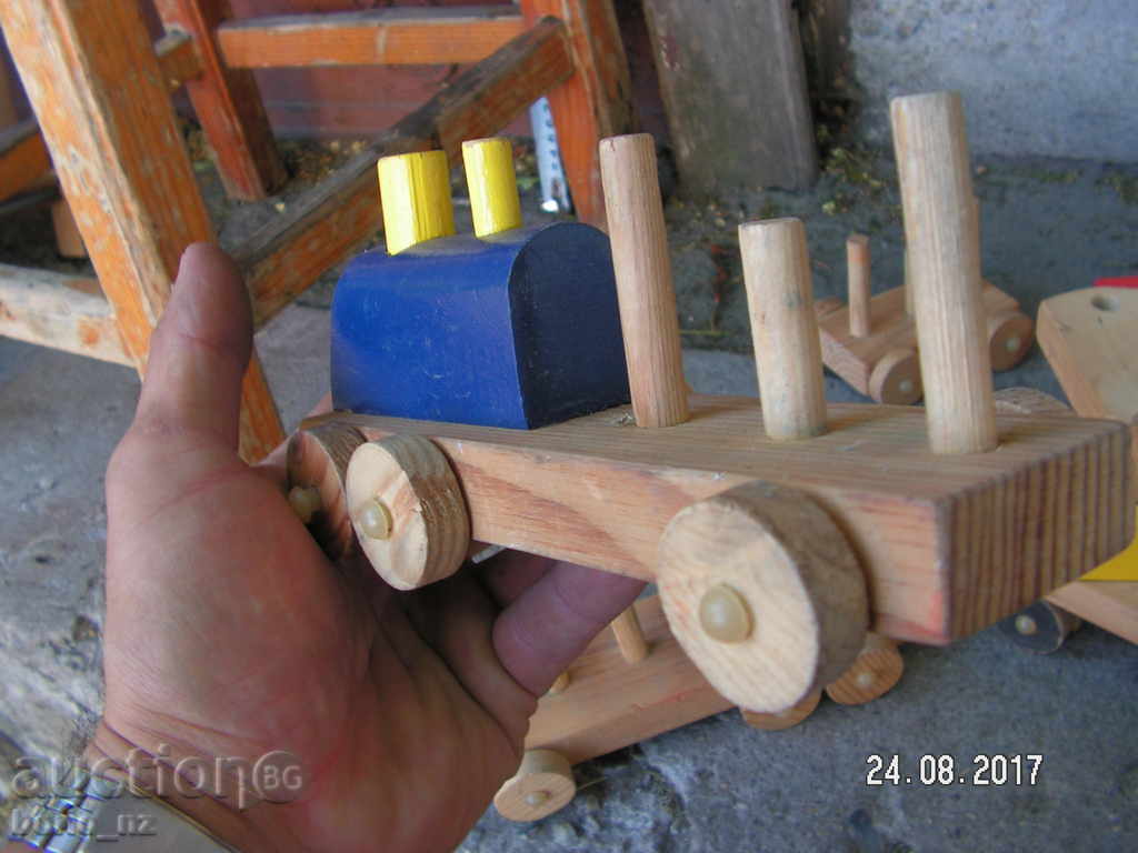 8665. ΤΟΥΒΛΑ ΚΑΙ ΤΡΕΝΟ WOOD BULGARIA - 6 8665. ΤΟΥΒΛΑ ΚΑΙ ΤΡΕΝΟ WOOD BULGARIA - 6