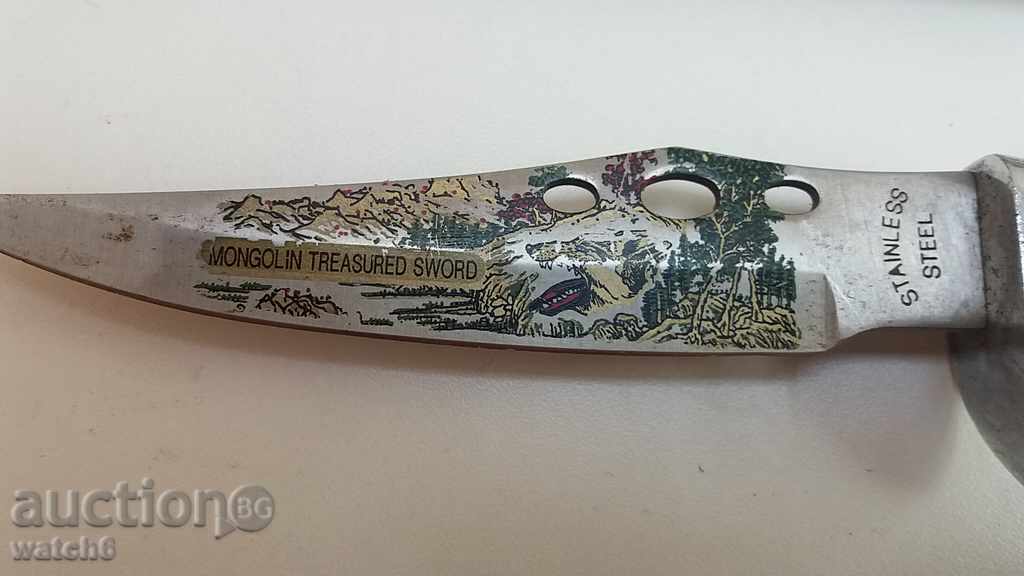 Сувенирни нож кама щик - Монголия - 5 Сувенирни нож кама щик - Монголия - 5
