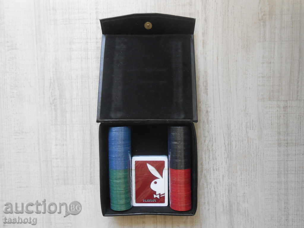 Kit PLAYBOY profesional pentru poker! cu preț 45.00 BGN | € 23.01