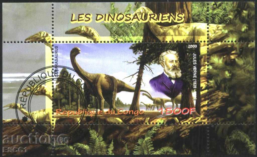 Клеймован блок Динозаври   2009  от Конго
