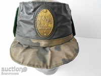Old military cap hat