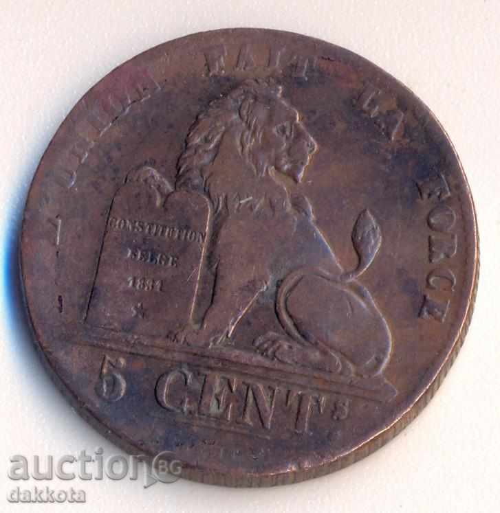 Belgia 5 centime 1842