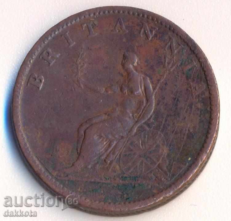 Marea Britanie 1/2 penny 1807