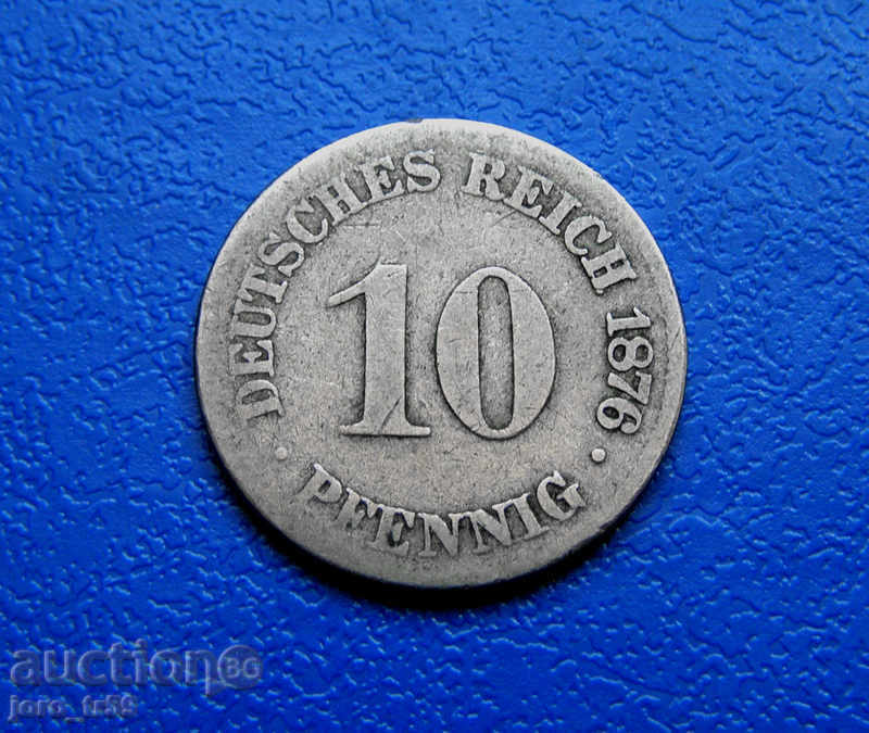 Γερμανία 10 Pfennig /10 Pfennig/ 1876C