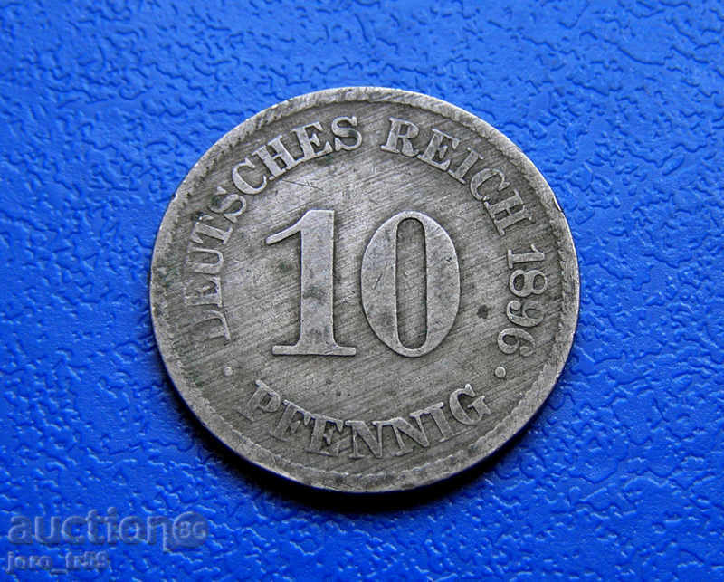Германия 10 пфенига /10 Pfennig/ 1896A