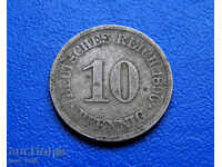 Germany 10 Pfennig / 1096 Pfennig / 1896A