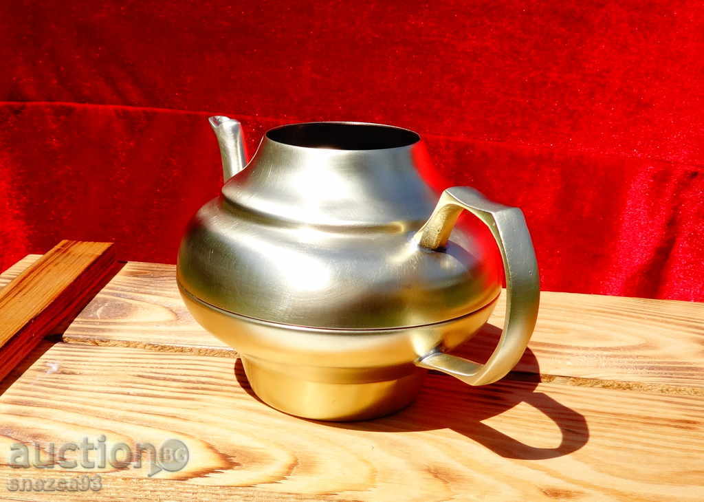 Bronze teapot, jug for hot rakia, 500 ml - 5 Bronze teapot, jug for hot rakia, 500 ml - 5