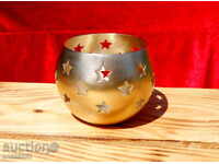 Sfeșnic german din alamă, stele