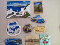 Lot fridge magnets from Greece - 9 pcs