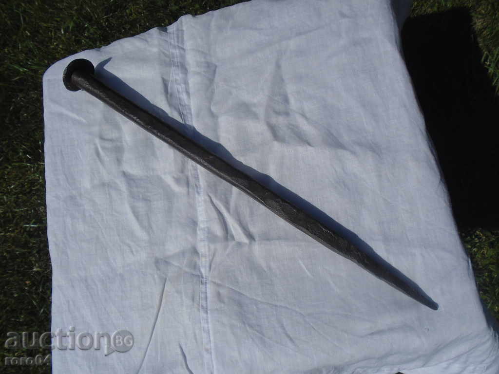 HUGE OLD HAND FORGED NAIL / NAIL - XXL SIZE with price 40.50 BGN | € 20.71 HUGE OLD HAND FORGED NAIL / NAIL - XXL SIZE with price 40.50 BGN | € 20.71