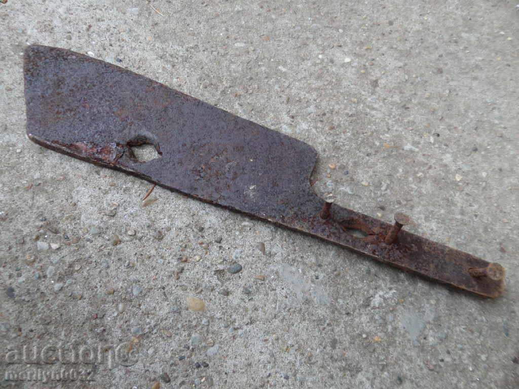 Old forged saber, ax, pole, knife, machete with price 33.00 BGN | € 16.87 Old forged saber, ax, pole, knife, machete with price 33.00 BGN | € 16.87