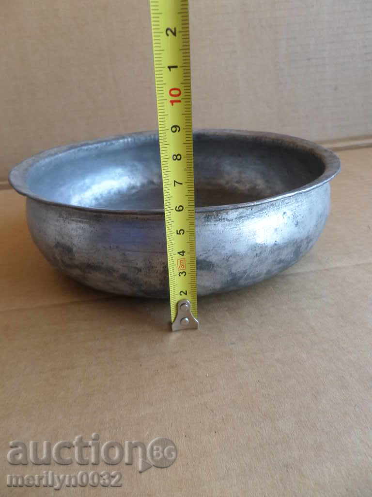 Old brass tray for bath, hammam, baker, brass vessel - 6 Old brass tray for bath, hammam, baker, brass vessel - 6