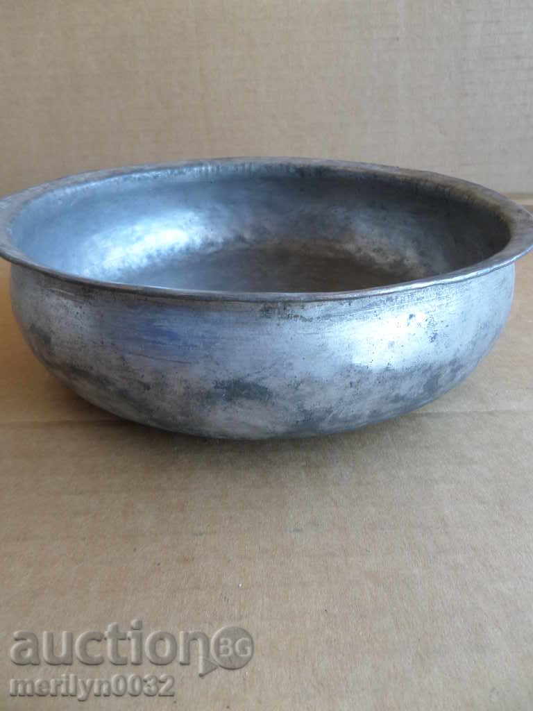 Old brass tray for bath, hammam, baker, brass vessel - 7 Old brass tray for bath, hammam, baker, brass vessel - 7