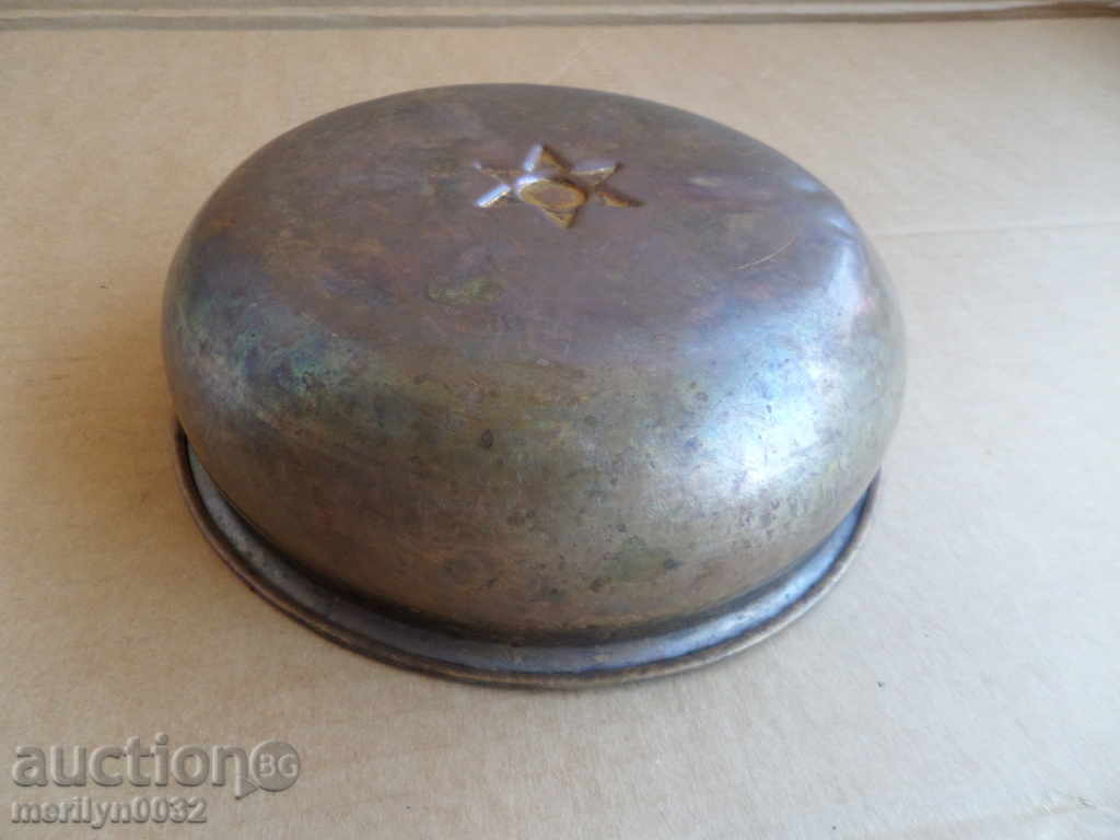 Old brass tray for a bathroom with a Jewish star hammam with price 59.00 BGN | € 30.17 Old brass tray for a bathroom with a Jewish star hammam with price 59.00 BGN | € 30.17