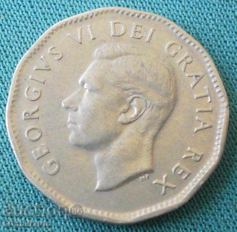 канада  5  Цент 1950  Rare с цена € 2.56 | 5.01 лв.