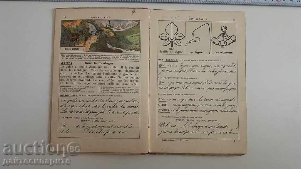 Licitație Vechi manual franceză Licitație Vechi manual franceză