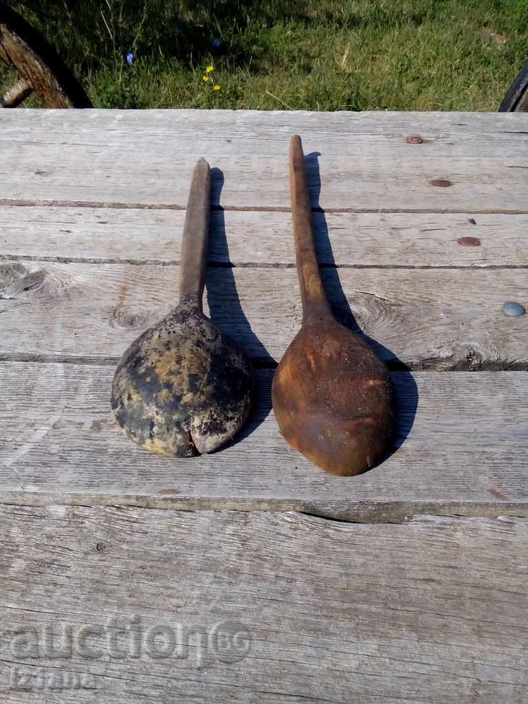 An old wooden spoon - 5 An old wooden spoon - 5