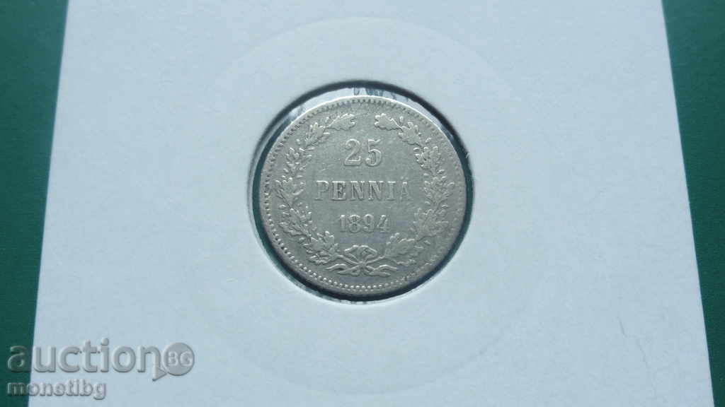 Licitație Rusia (Finlanda) 1894. - 25 Penny Licitație Rusia (Finlanda) 1894. - 25 Penny