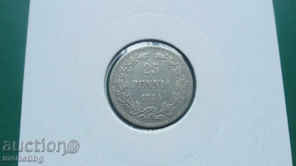Rusia (Finlanda) 1894. - 25 Penny