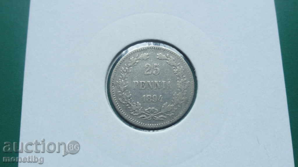 Russia (for Finland) 1894. - 25 penny