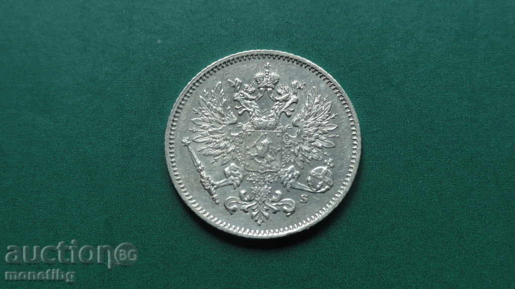 Russia (for Finland) 1913 - 25 penny with price 17.00 BGN | € 8.69