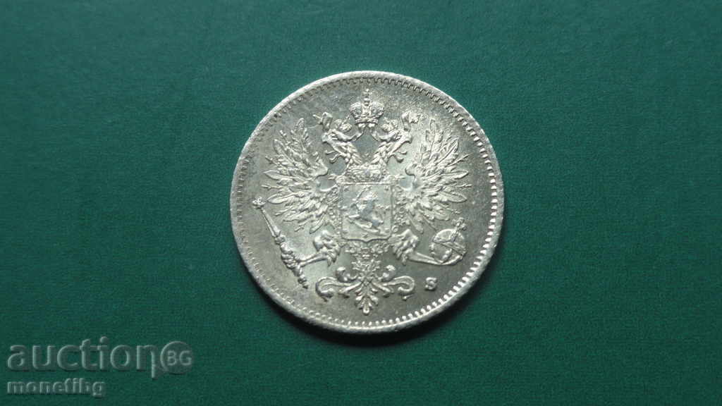 Russia (for Finland) 1915 - 25 pennies (BCC) with price 26.40 BGN | € 13.50