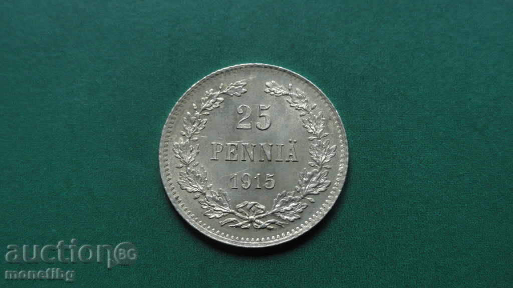 Russia (for Finland) 1915 - 25 penny (BCC)